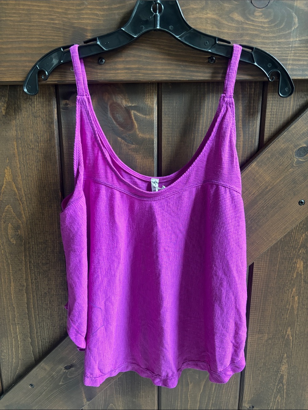 Free People Vibrant Magenta Spaghetti Strap Camisole